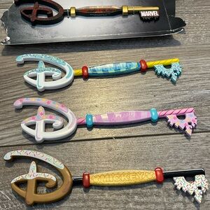Disney Marvel and Mickey Themed Key Collection